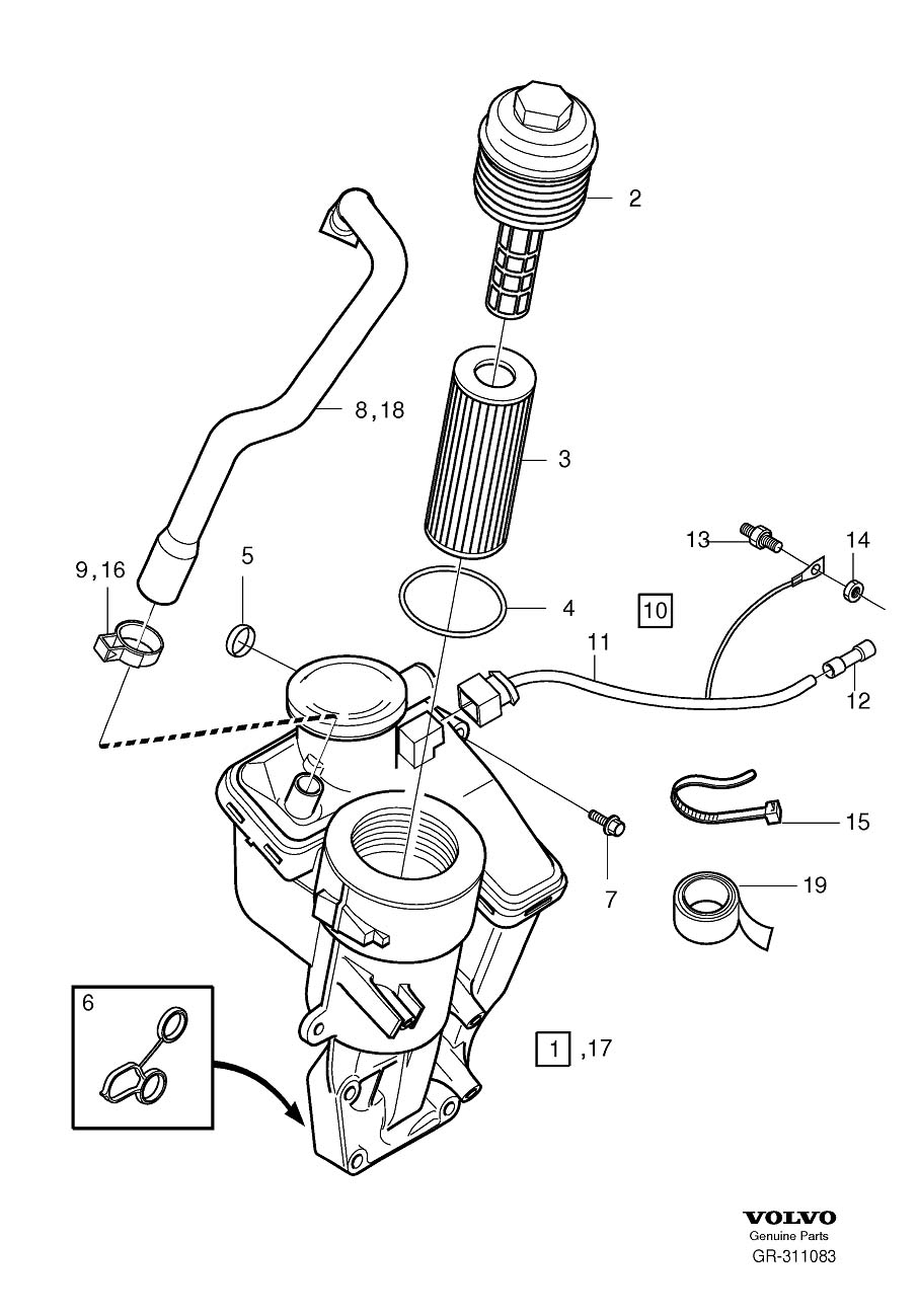 30712094 - Volvo Wiring Harness. Oil Filter. 5CYL. Engine | Smith Volvo